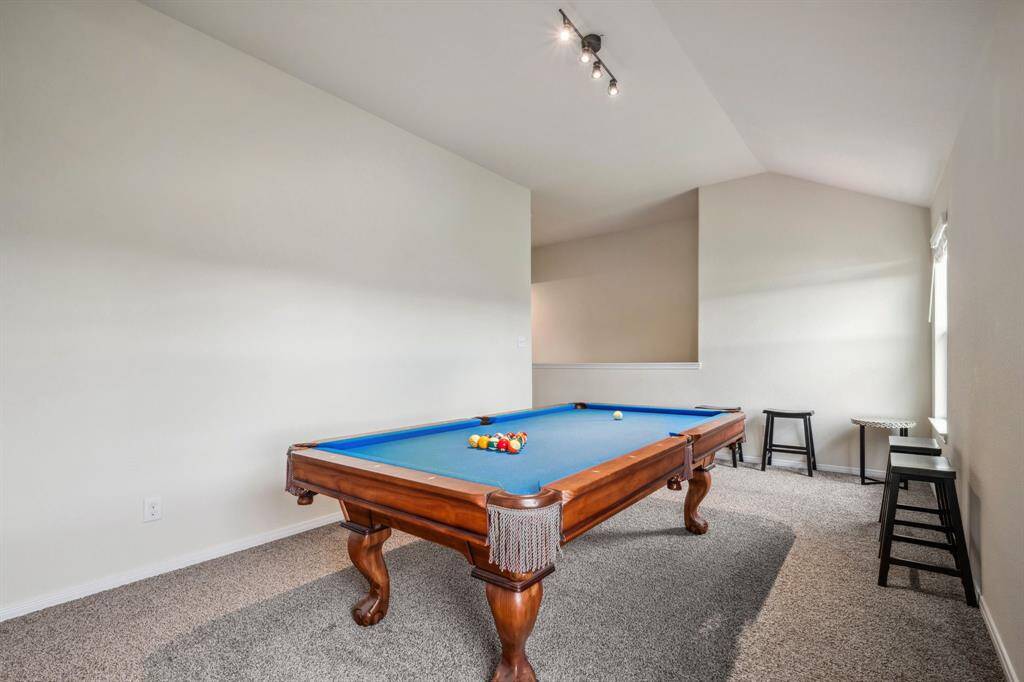 Another view of the pool table