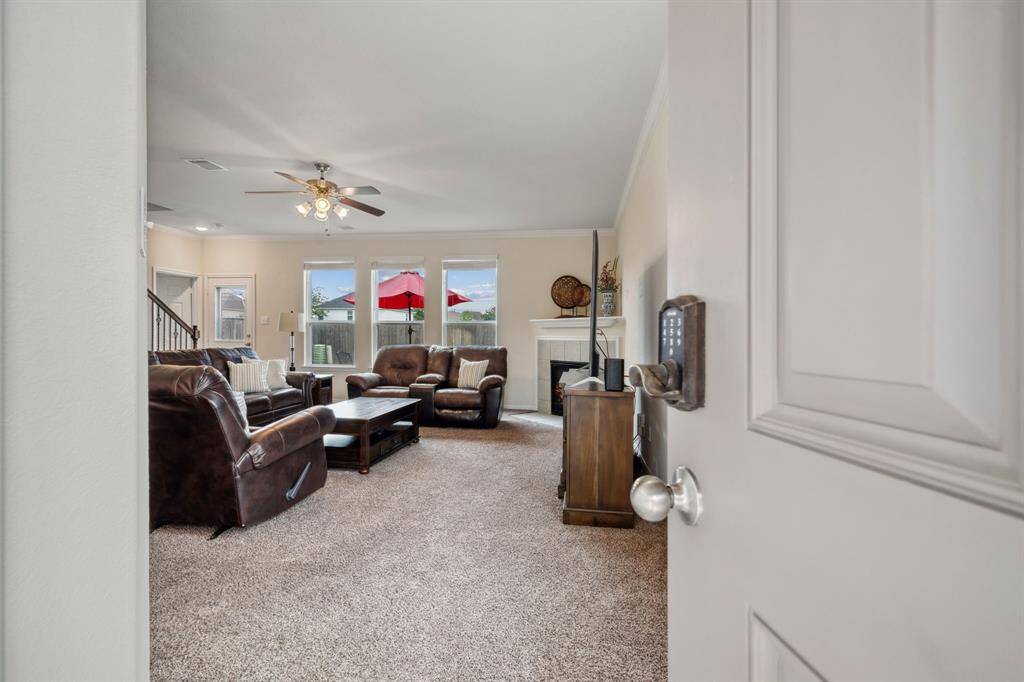 As you enter, you will see the spacious living room