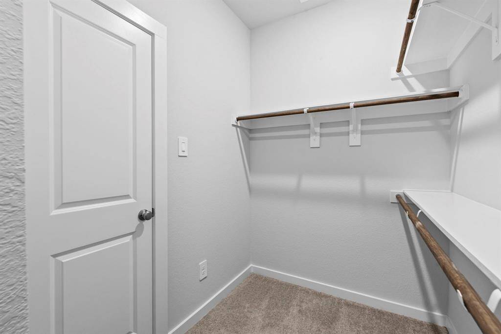 Walk-in closet.