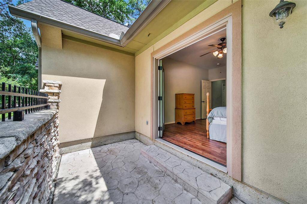 This space is the perfect size for a bistro set.