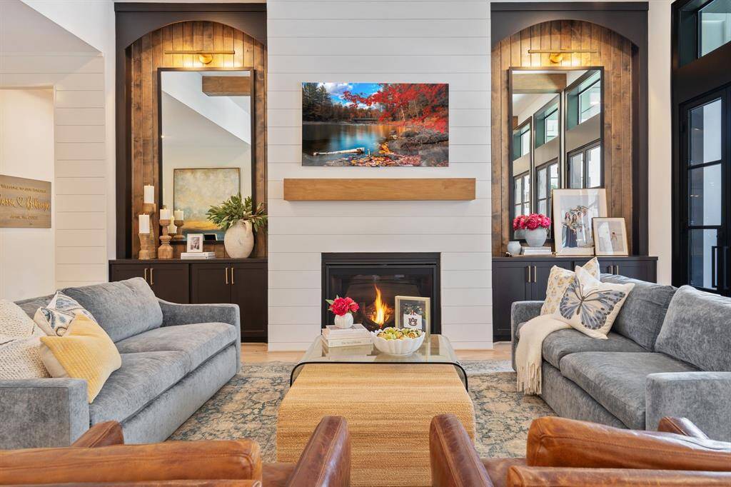 Every detail was thoughtfully designed in every aspect of this home including outlets in the built in cabinets and 2 additional soffit outlets for holiday lights.