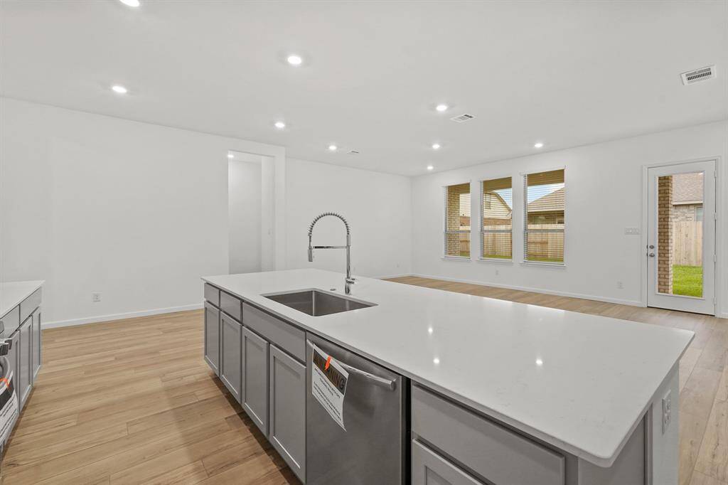 The Gourmet Kitchen also offers an open concept with views to the Dining Area and Living Room. Great for ease of conversation when entertaining guests!