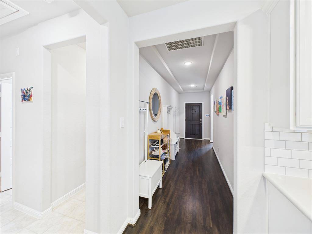Looking back to front door.