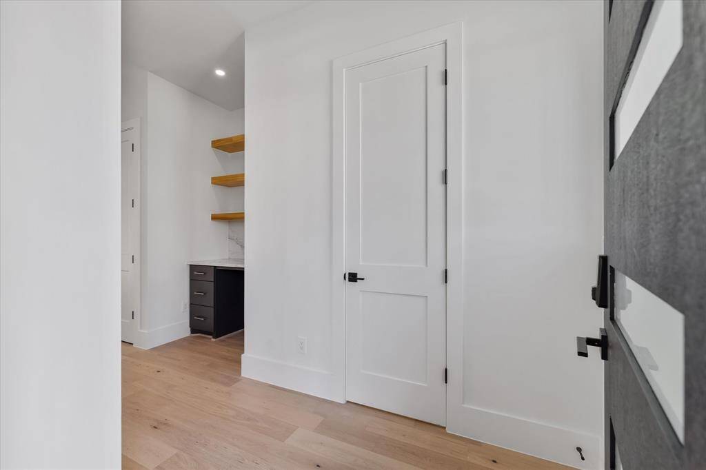 Entryway: Door straight ahead is the Half Bath.