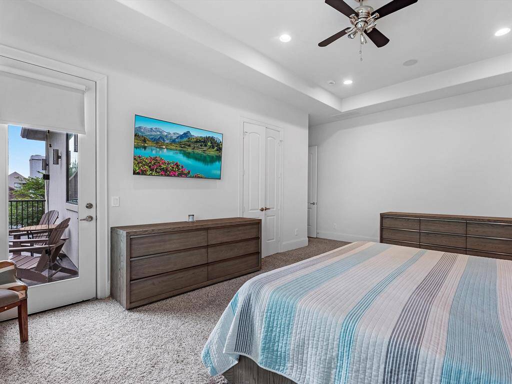 The doorway leading to your own private sanctuary on the balcony.