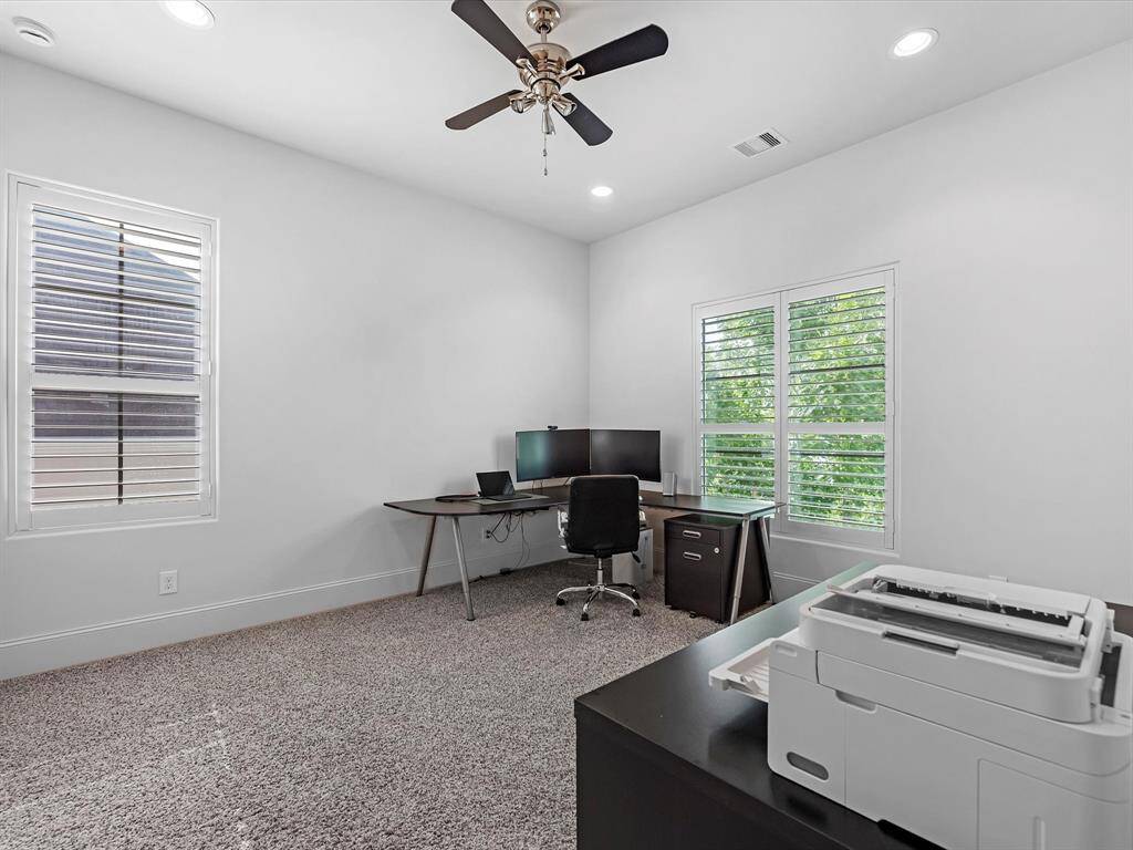 Bedroom 4 - currently being used as an office.