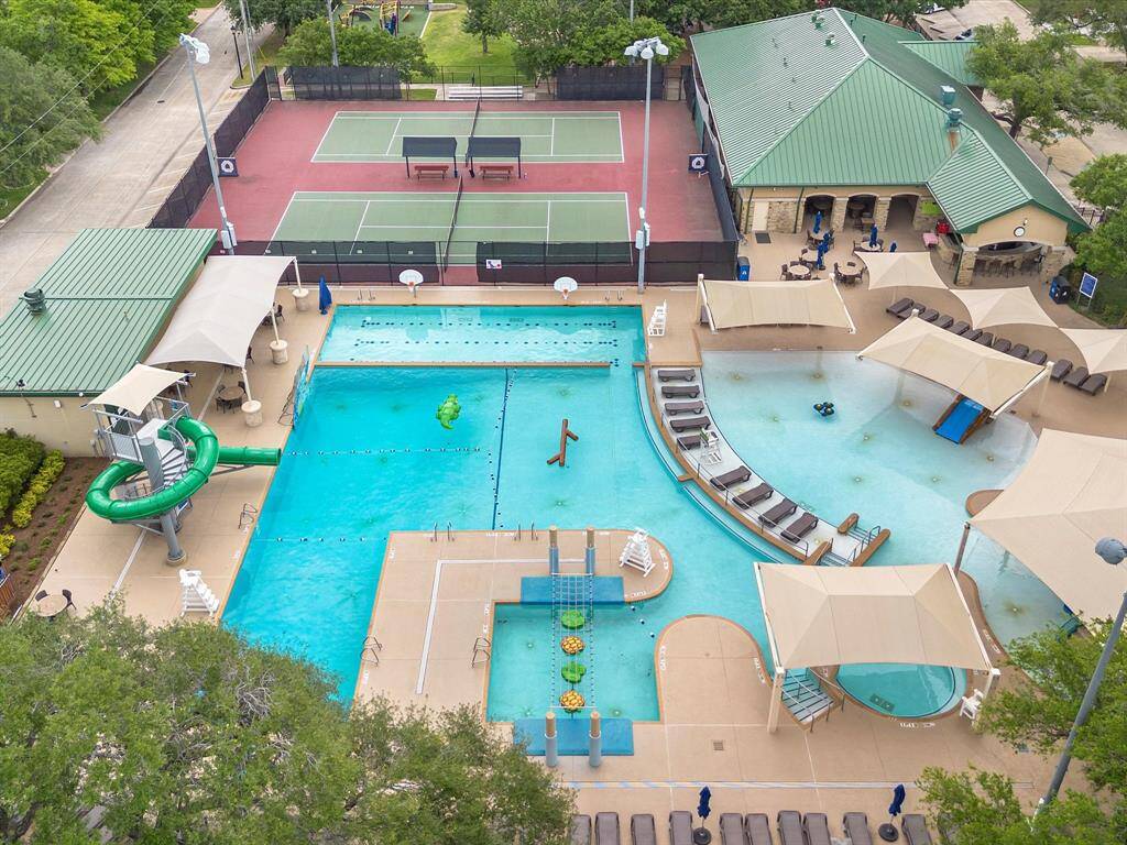 Pools and tennis facilities.