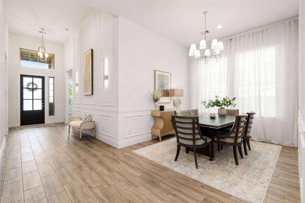 Welcoming entryway with high ceilings and natural light