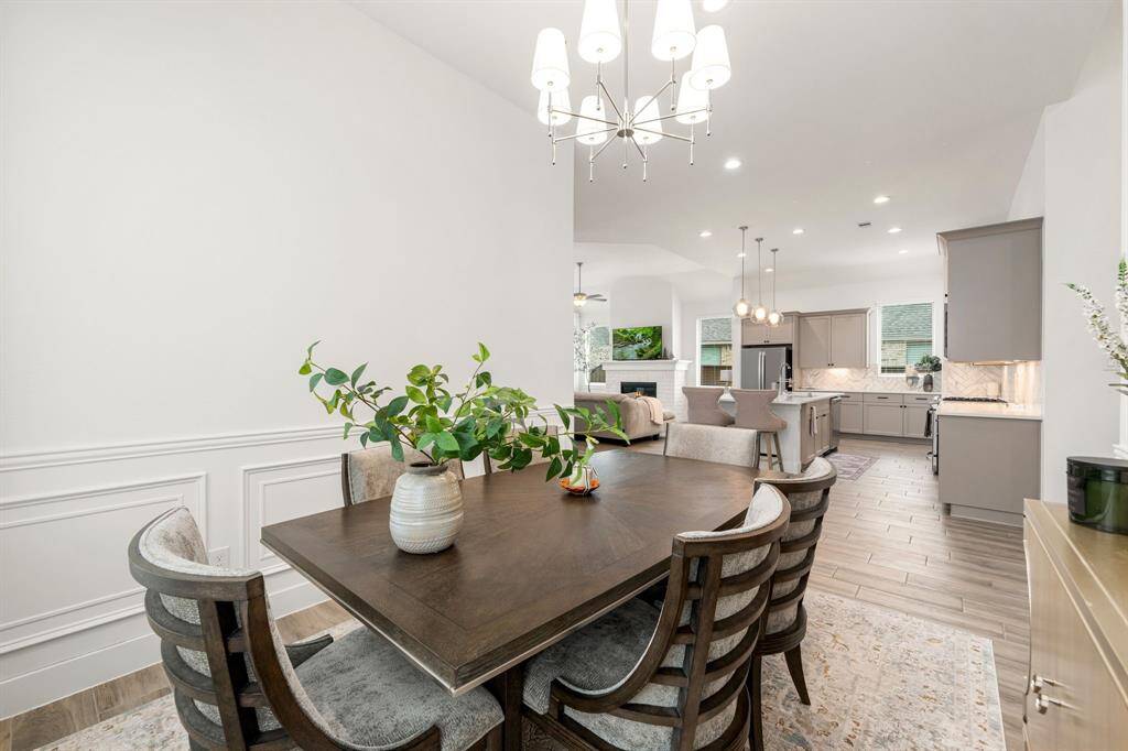 Elegant formal dining room ready for special occasions.