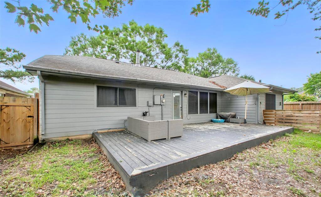 Backyard with Deck