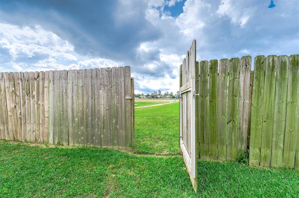 Private Entrance To Walking Trails.