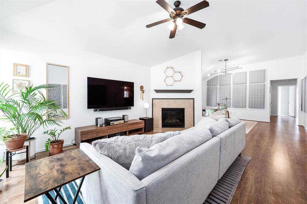 The Living Room Area.