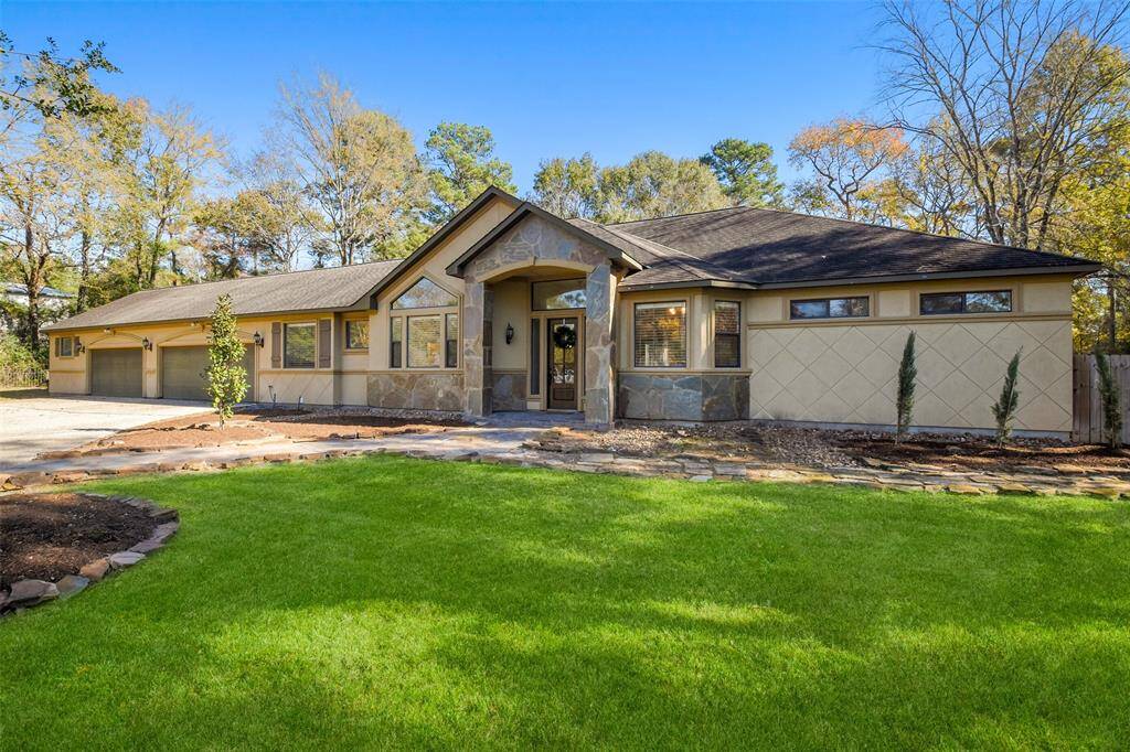 The home sits on 2.8 acres in an exclusive gated community.