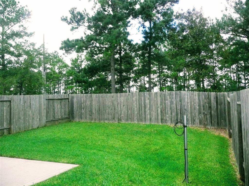 NOT EXACT PICTURE; Backyard is similar to this one.