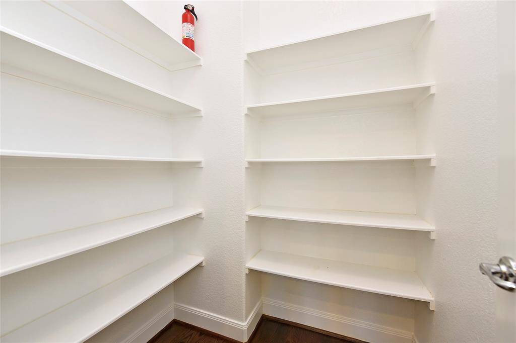 Take a look at this spacious walk-in pantry!