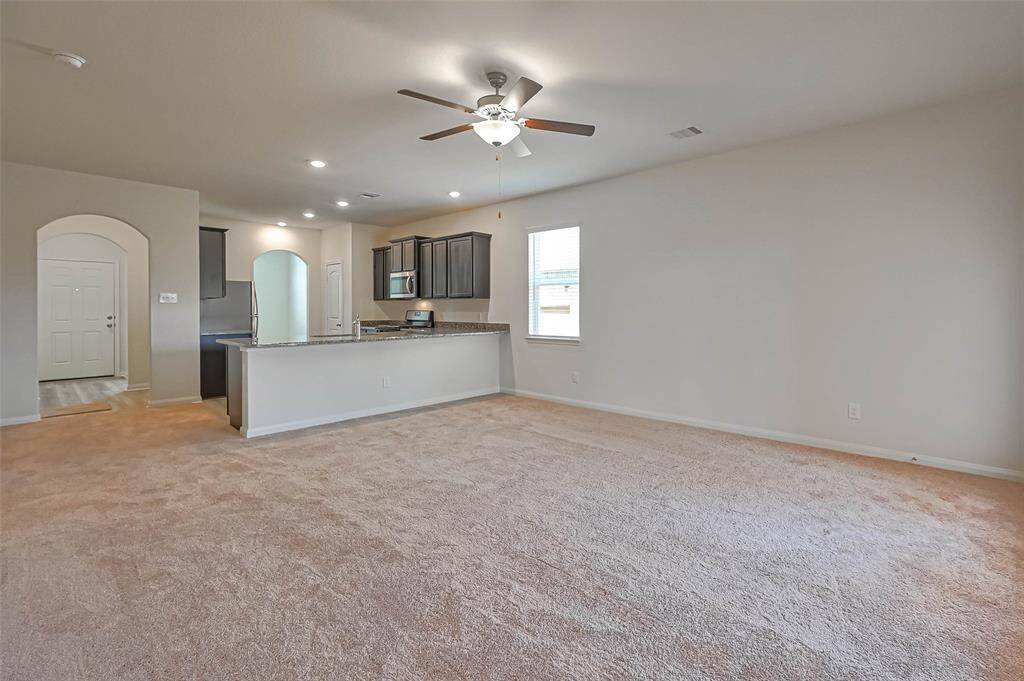 Open concept living area.