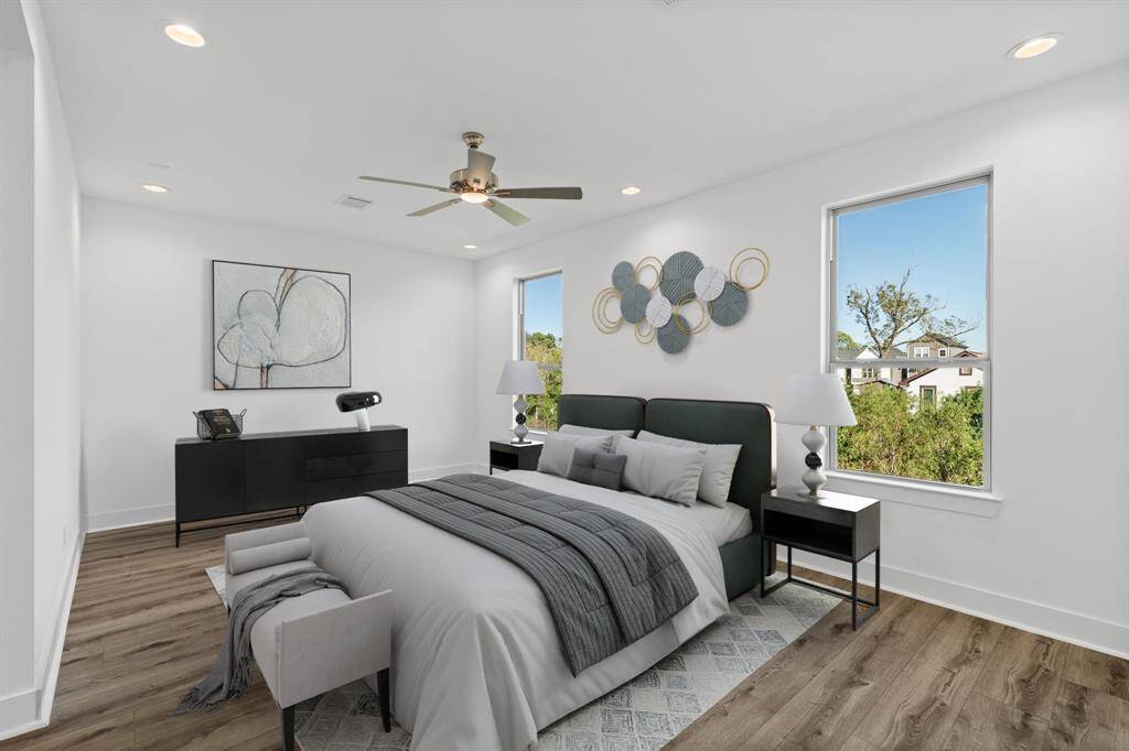 Primary Bedroom - This image is virtually staged for visual purposes only.