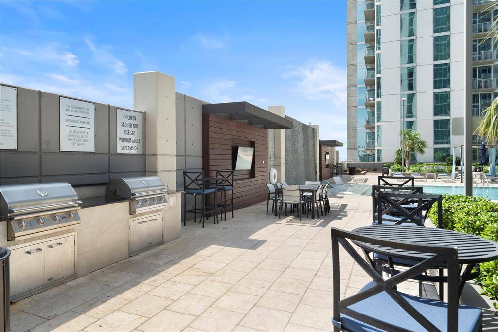 BBQ pits and cabanas - entertainment area