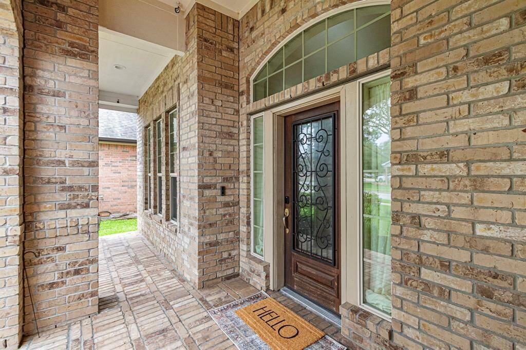 Charming front porch.