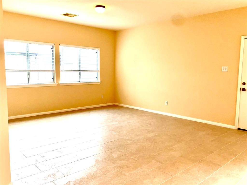 Family room is light and bright, and sized just right!