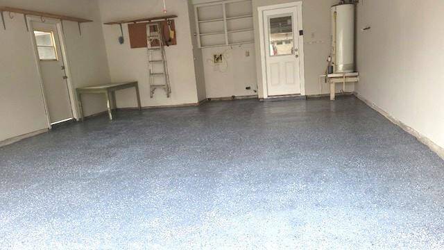 Newly Refinished Garage Floor