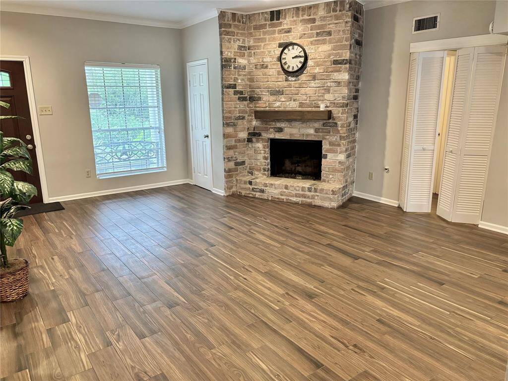 Cozy Fireplace with Mantle