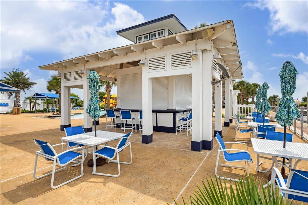 Swim center with Tiki Bar.