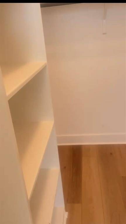 New wood flooring installed