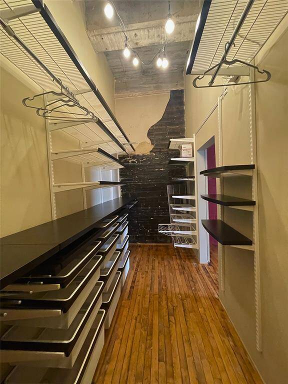Alternative view of closet.