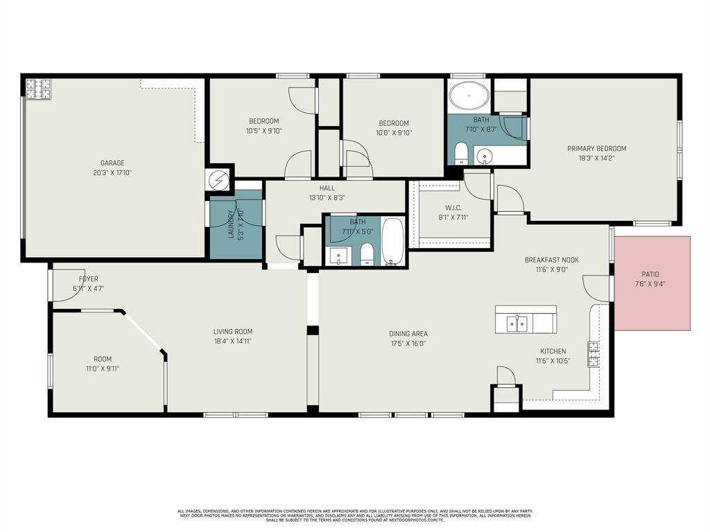 The floor plan outlines the home’s layout and approximate dimensions for your convenience. However, we kindly ask potential buyers to verify the dimensions themselves.