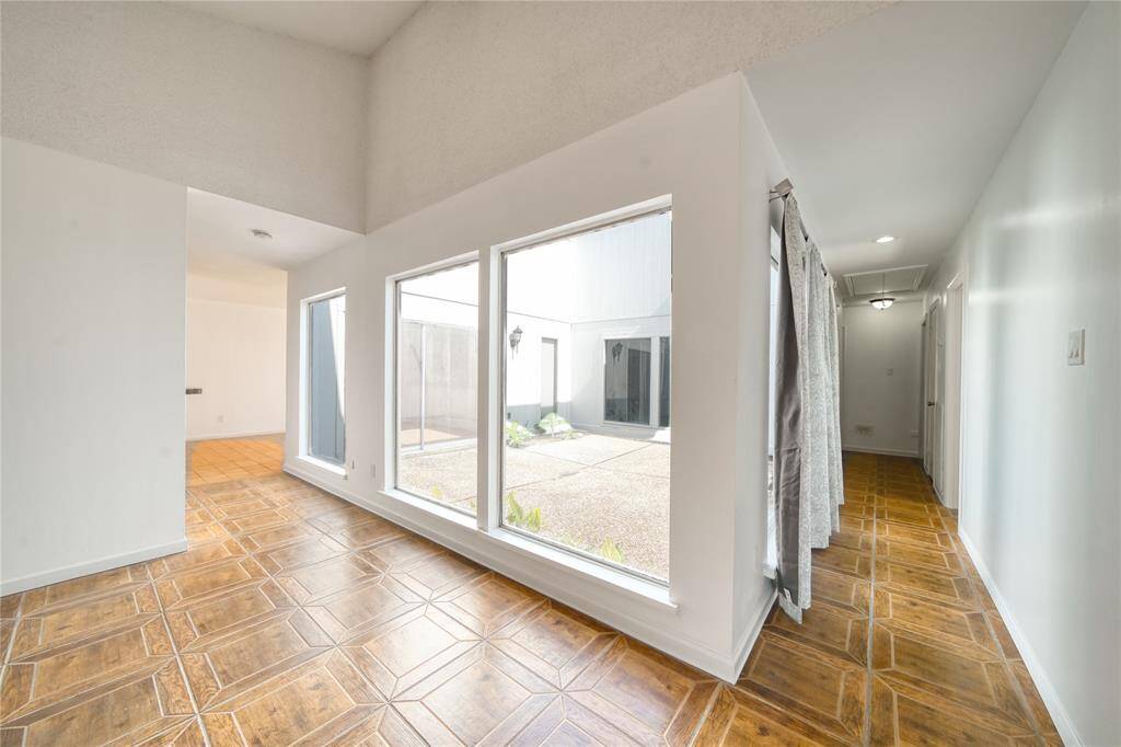 Hallway and Patio View