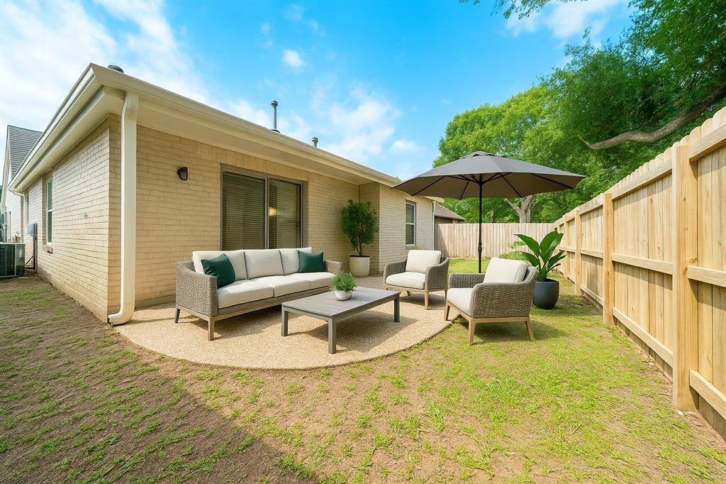 Backyard Virtually Staged