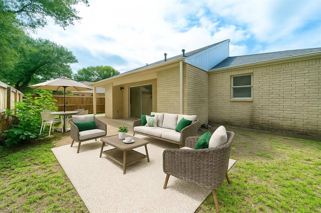 Backyard Virtually Staged