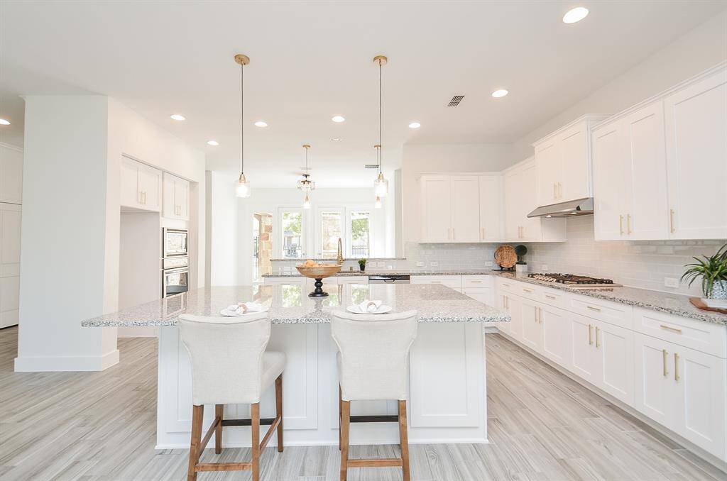 Another Angle of the Kitchen - The Refrigerator was Re-designed (moved) from Original Floor plan to Position  for  Better Convenience