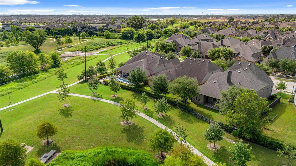 Beautiful View of the Walking Trail from an Angle Behind the Home.