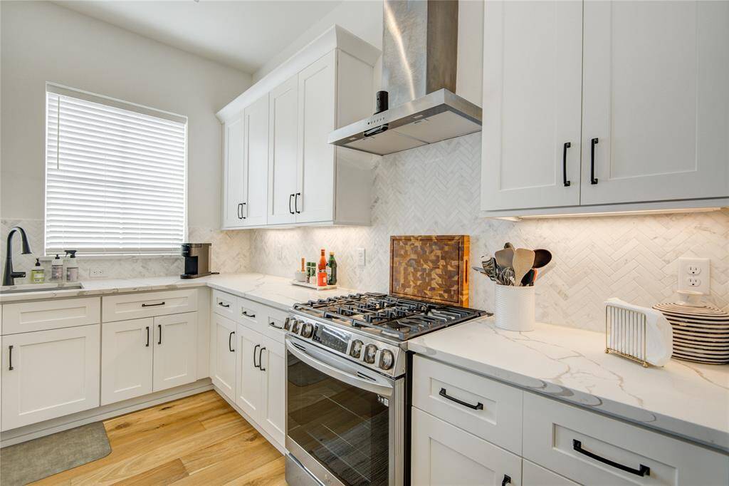 Kitchen with Gas Stove