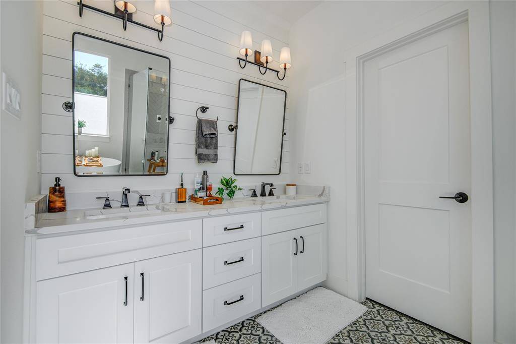 Primary Bathroom Double Vanity