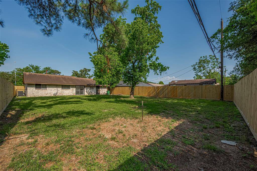 Full view of the open backyard, perfect for social gatherings.