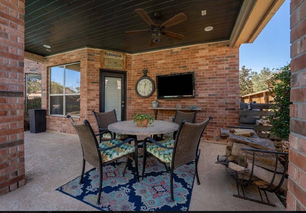 Step outside to your spacious patio and outdoor retreat.