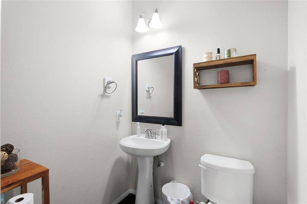 half bath downstairs