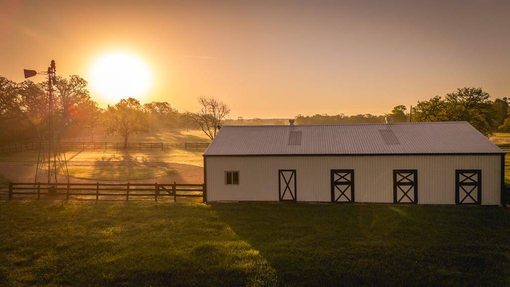 Sunrise over the Horse Barn