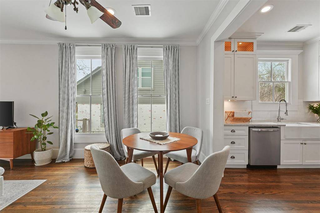 Dining area is great for every day meals or special events.