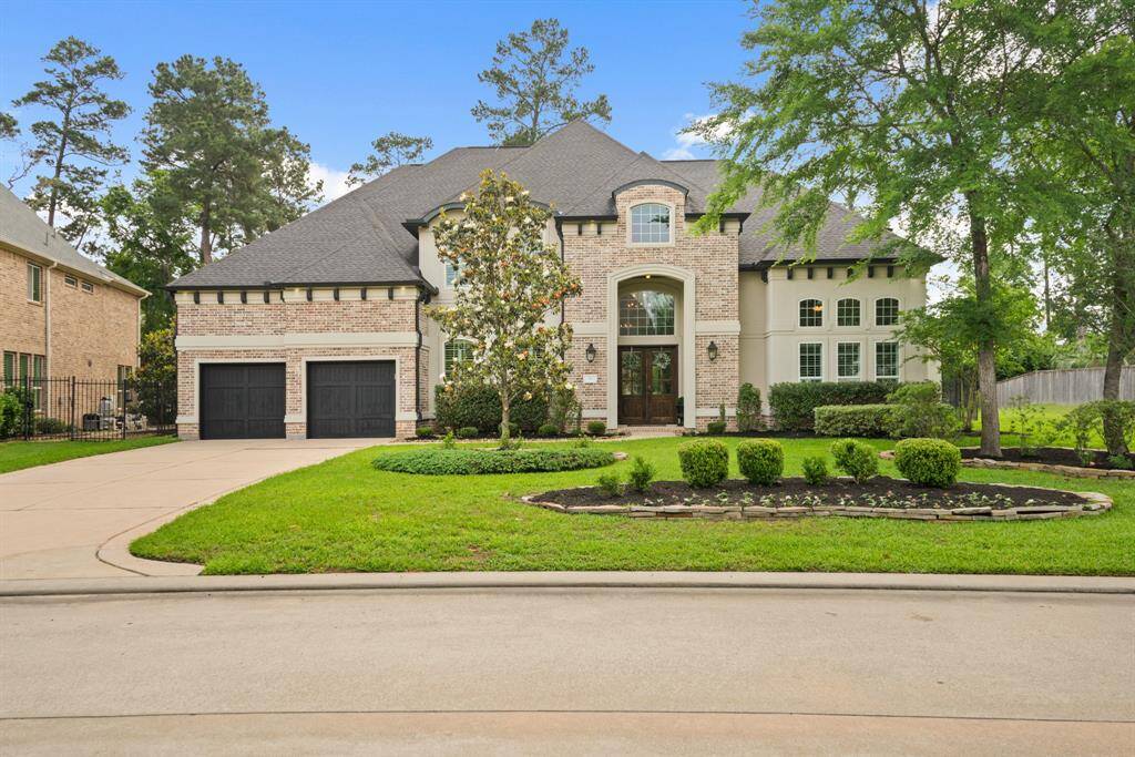 Discover unparalleled luxury in this custom-built home situated on a desirable corner lot backing to a lush Greenbelt, offering privacy and scenic views.