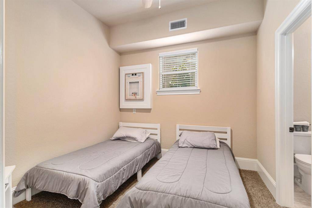 Recently added, this versatile room, complete with a full bathroom, is conveniently located adjacent to the mud room. Perfect for any need such as an art room, 2nd home office, guest room or playroom, this space offers endless possibilities to suit your lifestyle.