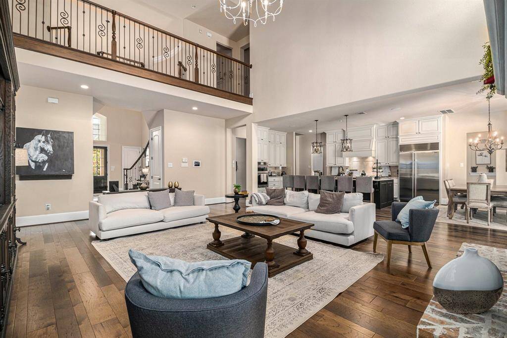 This space is perfect for both relaxing and entertaining, offering seamless flow and connectivity throughout the home.