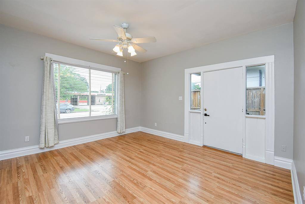 Welcoming interior entrance.