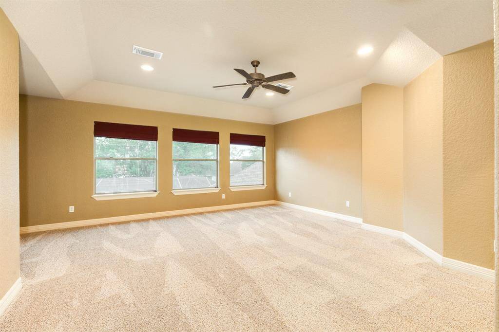 A large game room perfect for entertaining or an extra play space for the kids.  With so much extra space the opportunity is endless with this home.