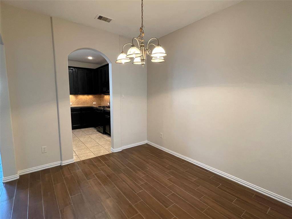 Dining room, view from stairwell