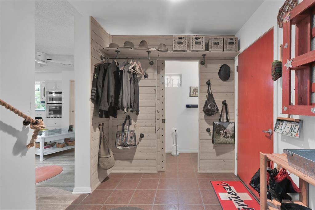 Everything has a place in this well organized area we call the drop zone.