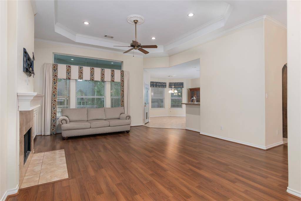Wood floors throughout.